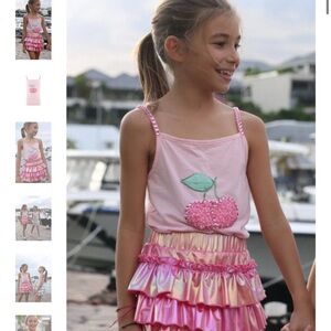 Lola + the Boys Cherry Gem Tank